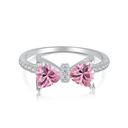 Pink Luna | Cute Pink Bow Ring | Surprise Gift for Her